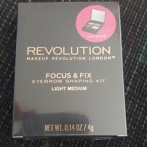 New makeup revolution eyebrow shaping kit light medium